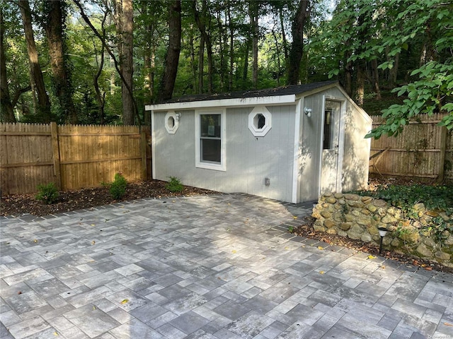 view of outbuilding