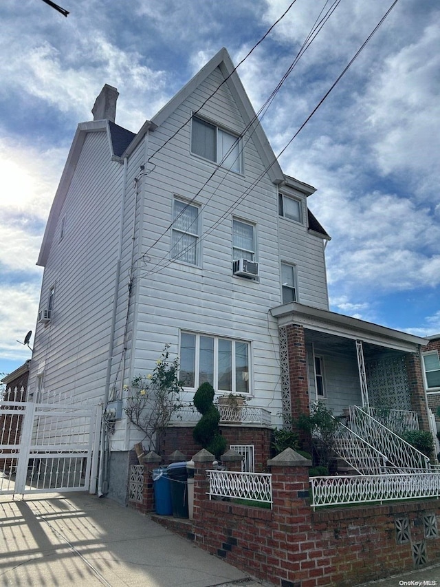 view of rear view of property