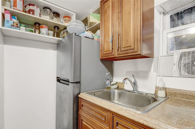 kitchen featuring sink