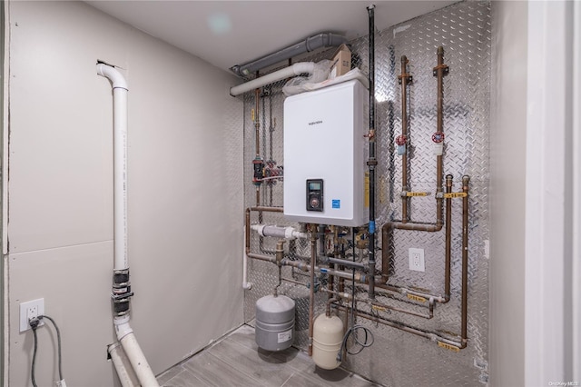 utilities with tankless water heater