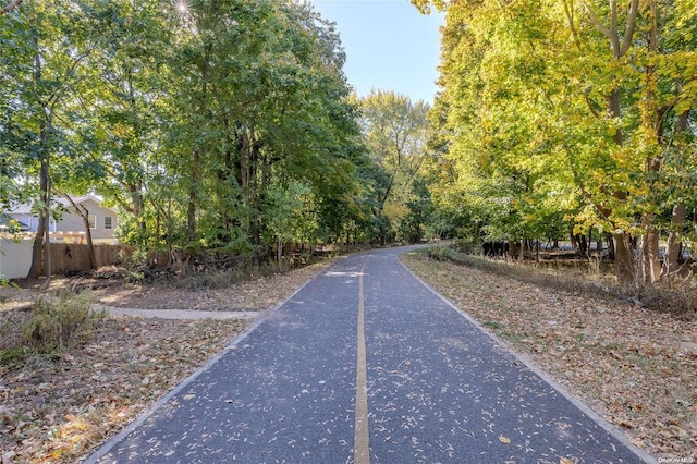 view of road