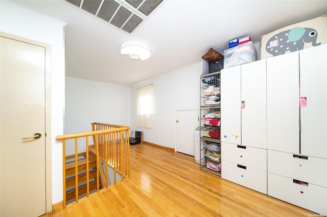 hall featuring hardwood / wood-style floors