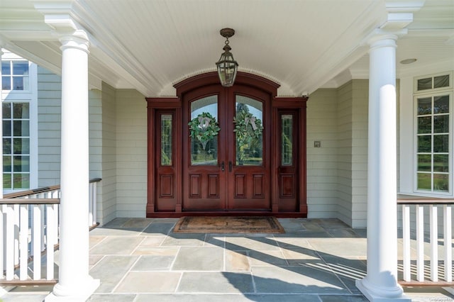 view of entrance to property