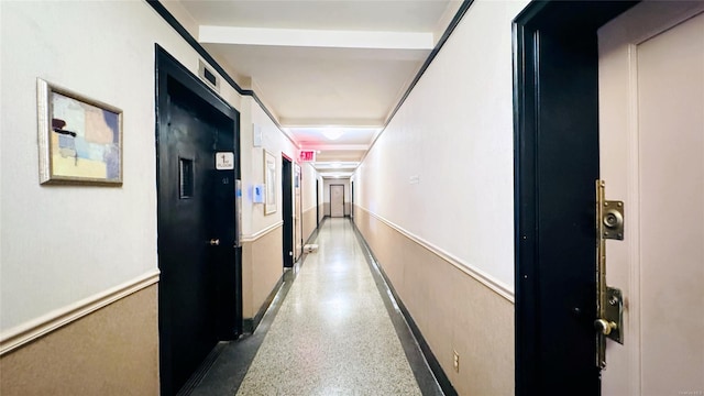 hall with elevator