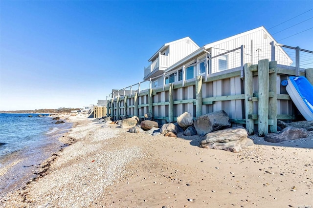 58425 Rte 48, Greenport, NY 11944 - exterior space featuring view of water and beach