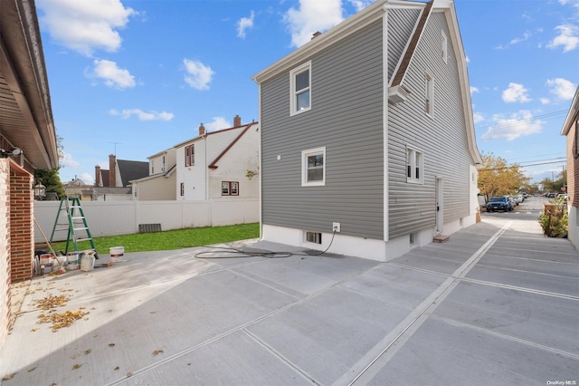 exterior space with a patio