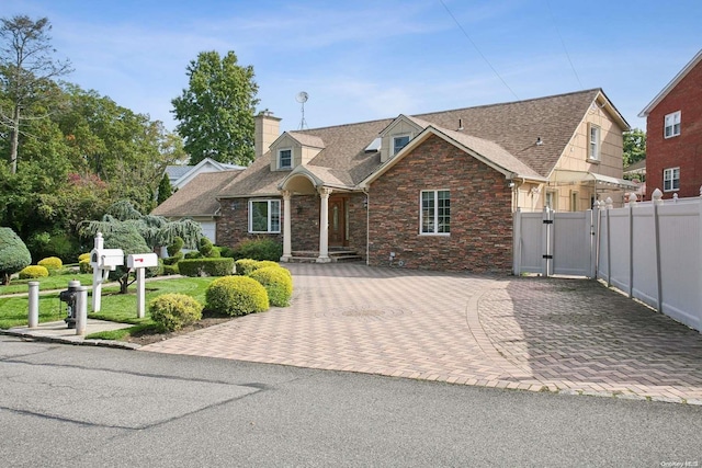 view of front of home