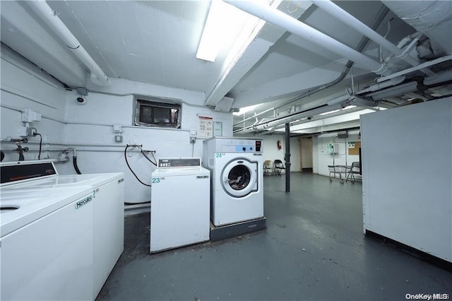 laundry area with washer and clothes dryer