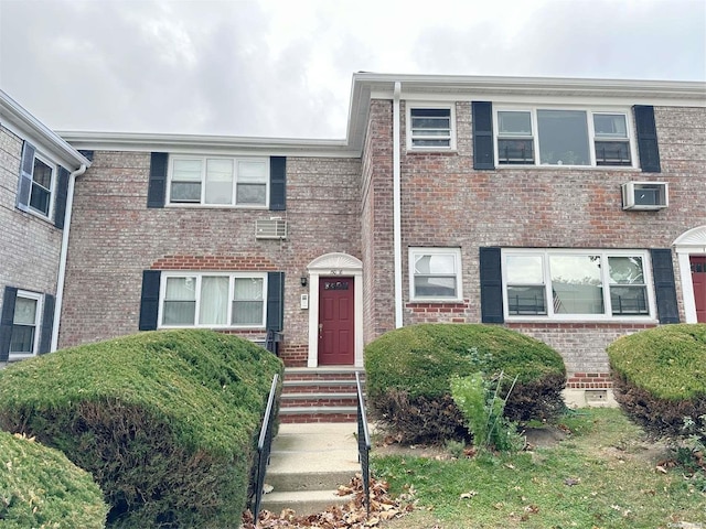 multi unit property with a wall mounted air conditioner