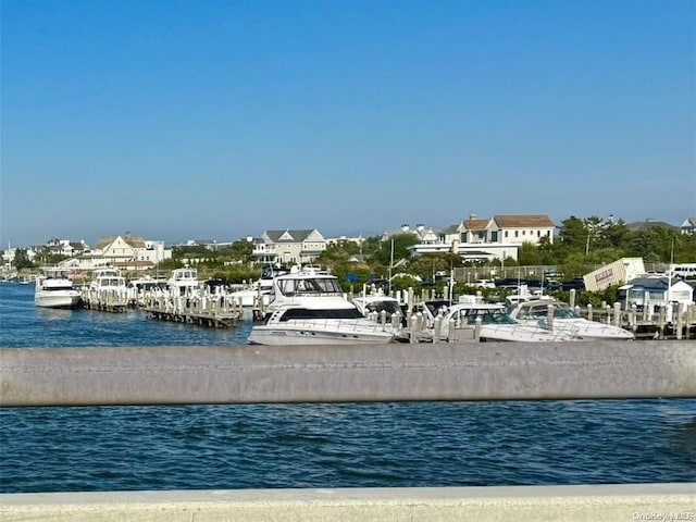 view of water feature