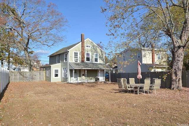 view of rear view of property