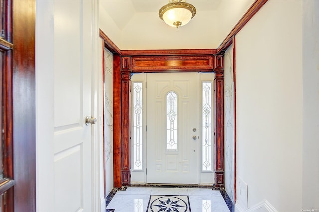 foyer with a wealth of natural light