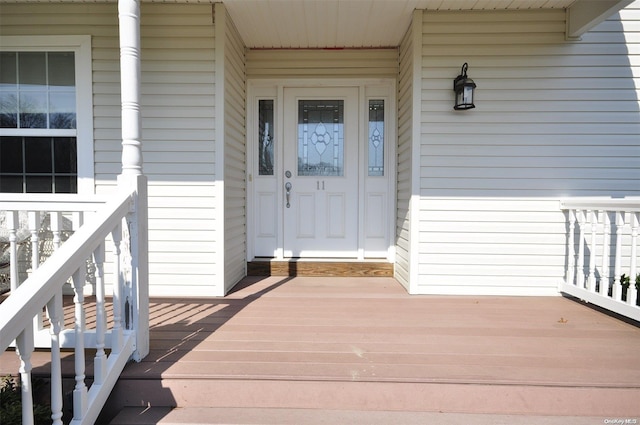11 Sherri Ct, Speonk, NY 11972 - doorway to property featuring covered porch