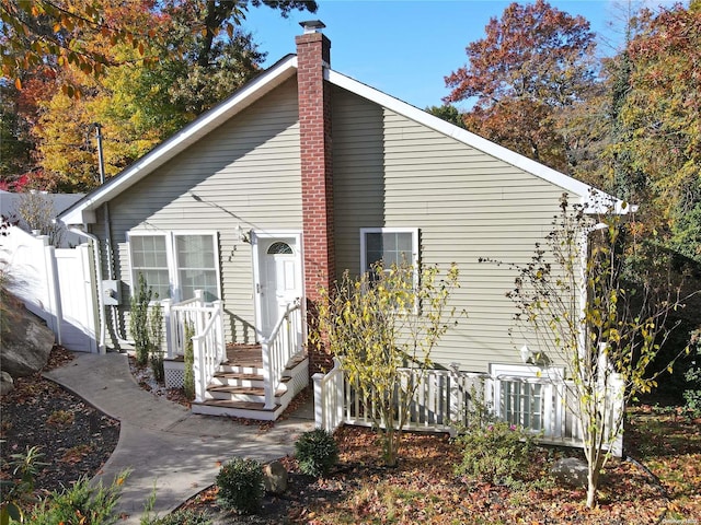 view of rear view of house