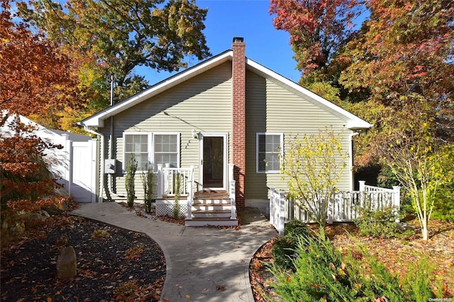 view of bungalow-style house