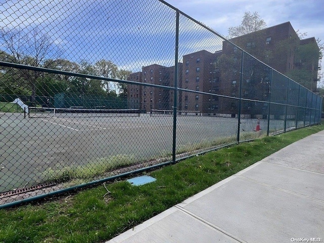 view of sport court