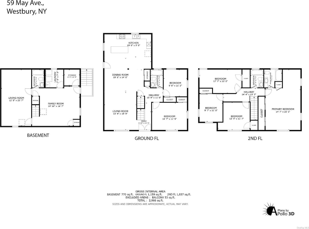 59 May Ave, Westbury, NY 11590 - plan