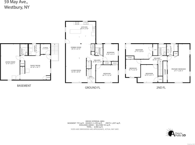 59 May Ave, Westbury, NY 11590 - plan