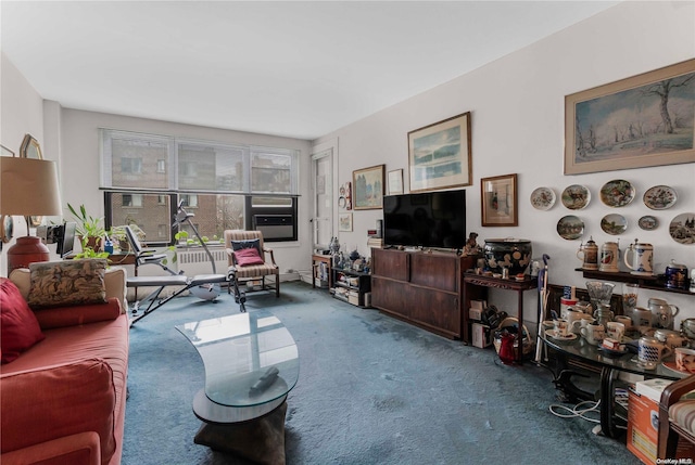 98-22 63rd Dr Unit 5-E, Rego Park, NY 11374 - living room with carpet