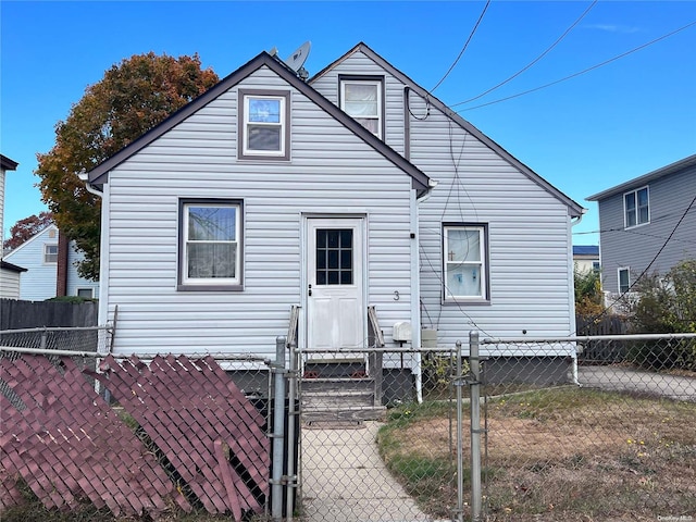 view of back of property