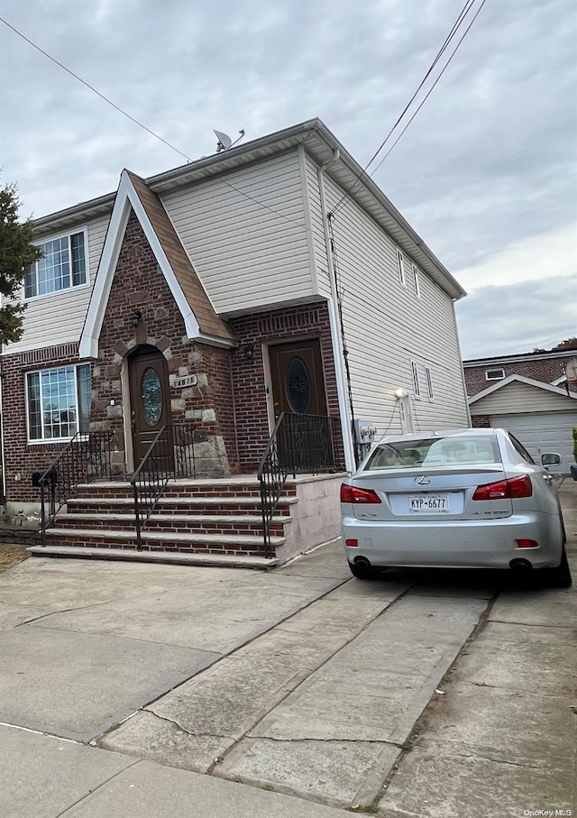 view of front of home