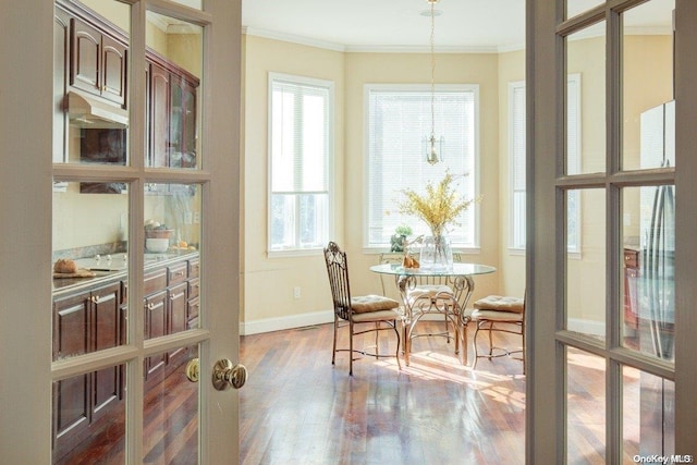 sunroom / solarium featuring a wealth of natural light