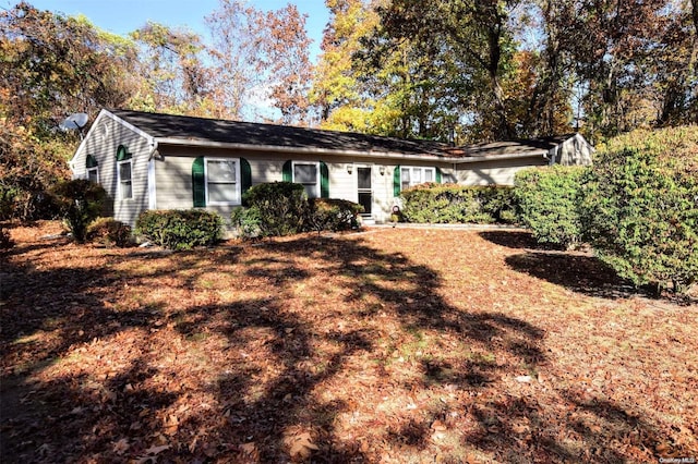 view of ranch-style home