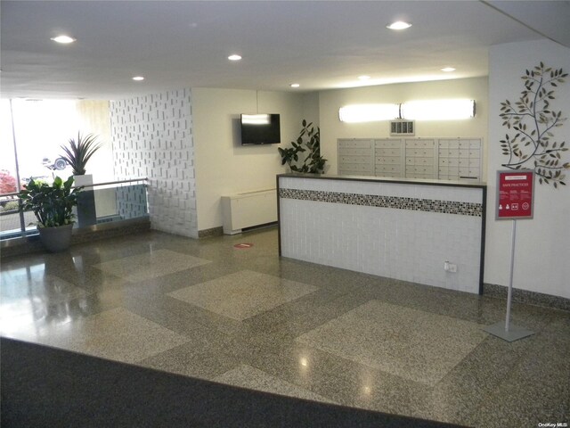 212-30 23rd Ave Unit 6A, Bayside, NY 11360 - reception featuring mail area and recessed lighting