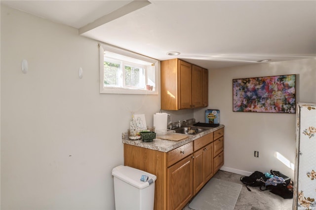 kitchen featuring sink