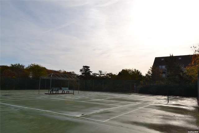 view of sport court