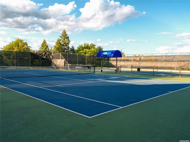 view of sport court