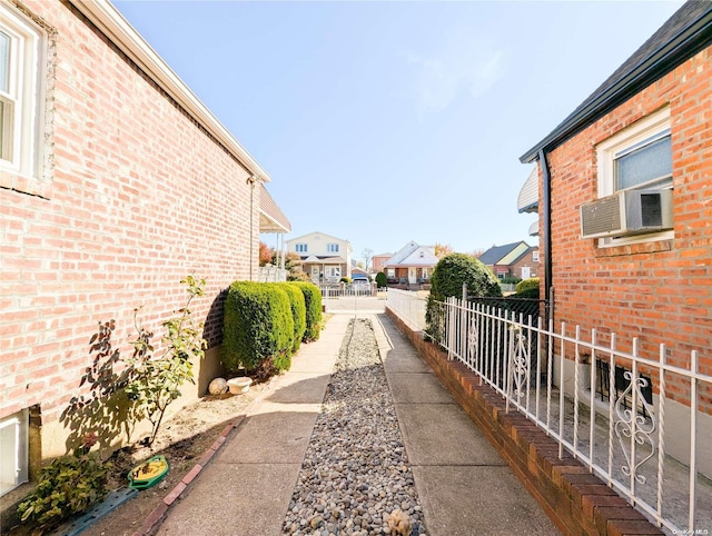 view of property exterior with cooling unit