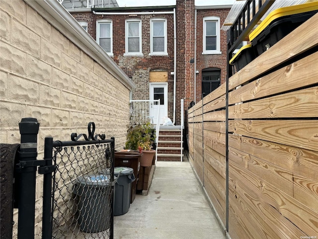 147 E 29th St, Brooklyn, NY 11226 - view of patio / terrace featuring fence
