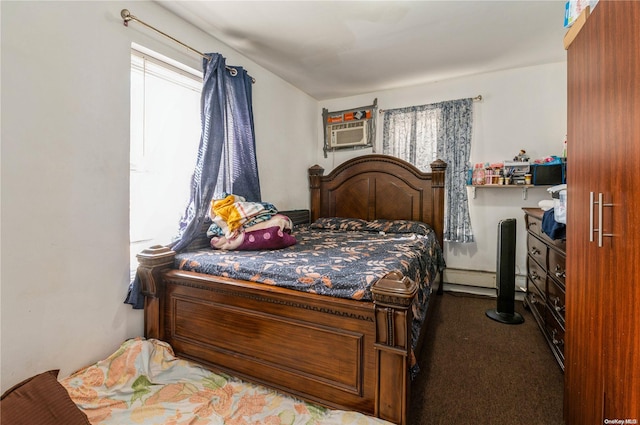 bedroom with carpet