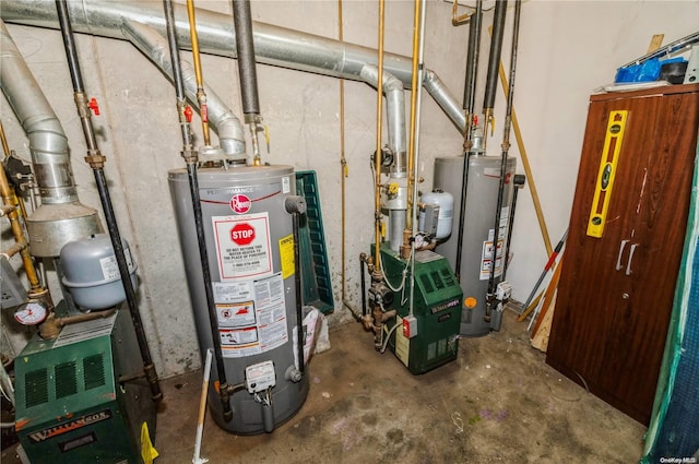 utilities with gas water heater