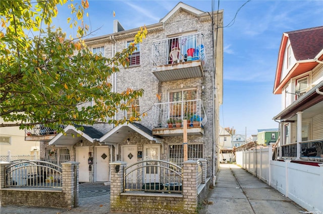 view of townhome / multi-family property