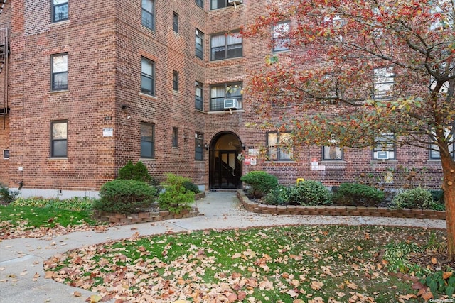 view of property featuring cooling unit