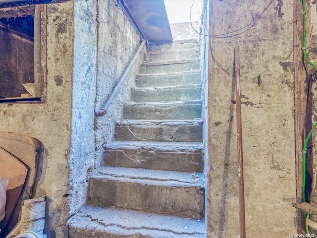 view of stairs