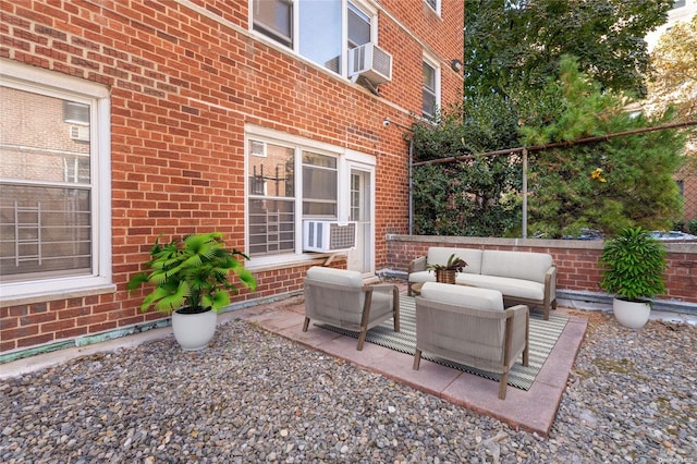 view of patio featuring outdoor lounge area