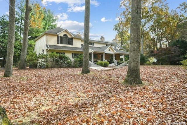 view of front of property