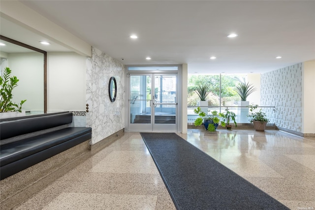 23-20 Bell Blvd Unit 5F, Bayside, NY 11360 - community lobby with recessed lighting