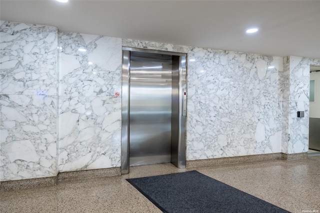 23-20 Bell Blvd Unit 5F, Bayside, NY 11360 - building lobby with recessed lighting