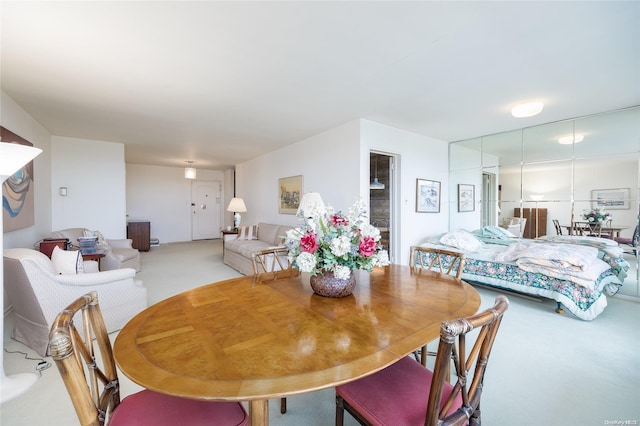 23-20 Bell Blvd Unit 5F, Bayside, NY 11360 - dining space with carpet