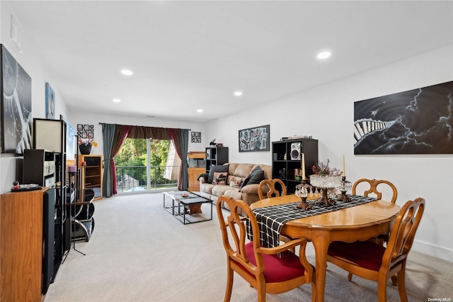 655 Middle Country Rd Unit 8D2, Coram, NY 11727 - dining room with light carpet and recessed lighting