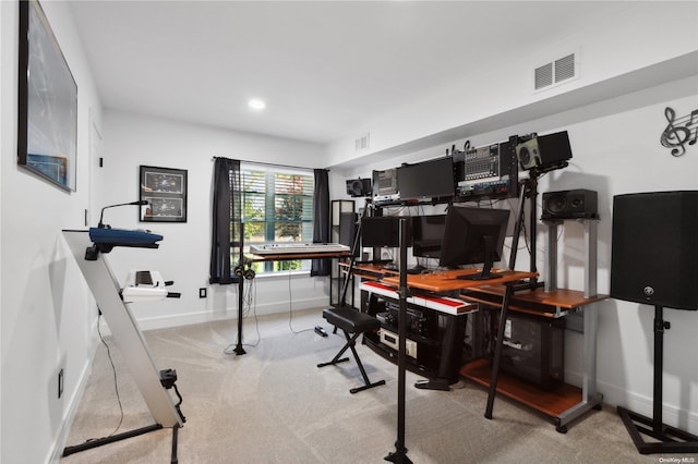 655 Middle Country Rd Unit 8D2, Coram, NY 11727 - carpeted office with baseboards and recessed lighting