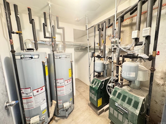 utilities with water heater