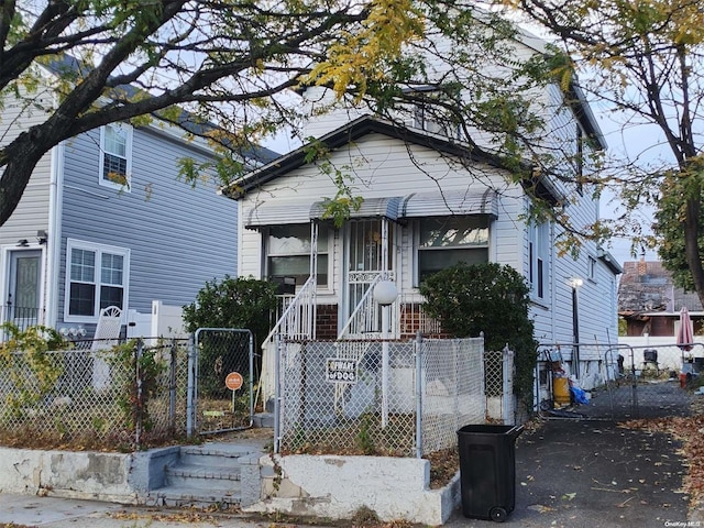 view of bungalow