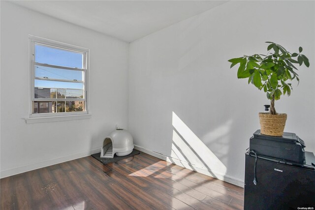 misc room featuring dark hardwood / wood-style floors