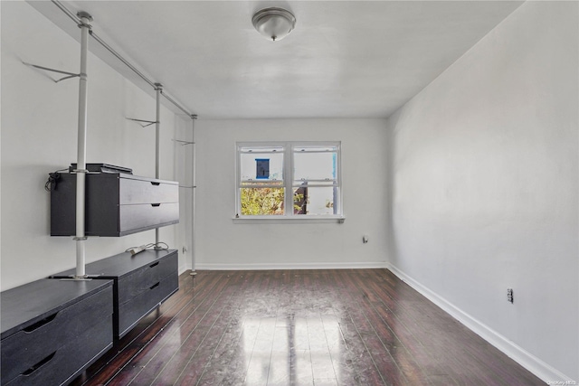 interior space featuring dark hardwood / wood-style flooring