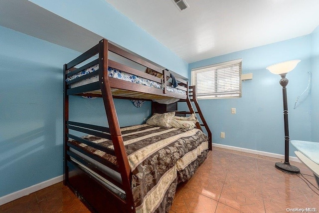 view of tiled bedroom